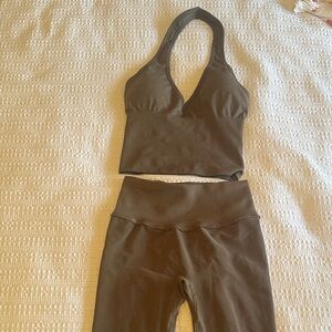 CSB Halter Top (M) and Legging (S)